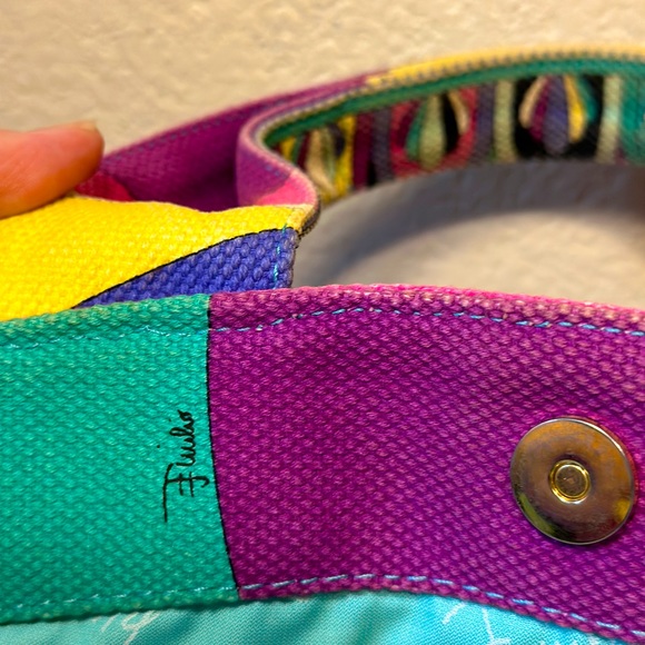 EMILIO PUCCI gorgeous, vibrant handbag! EUC - Picture 9 of 9